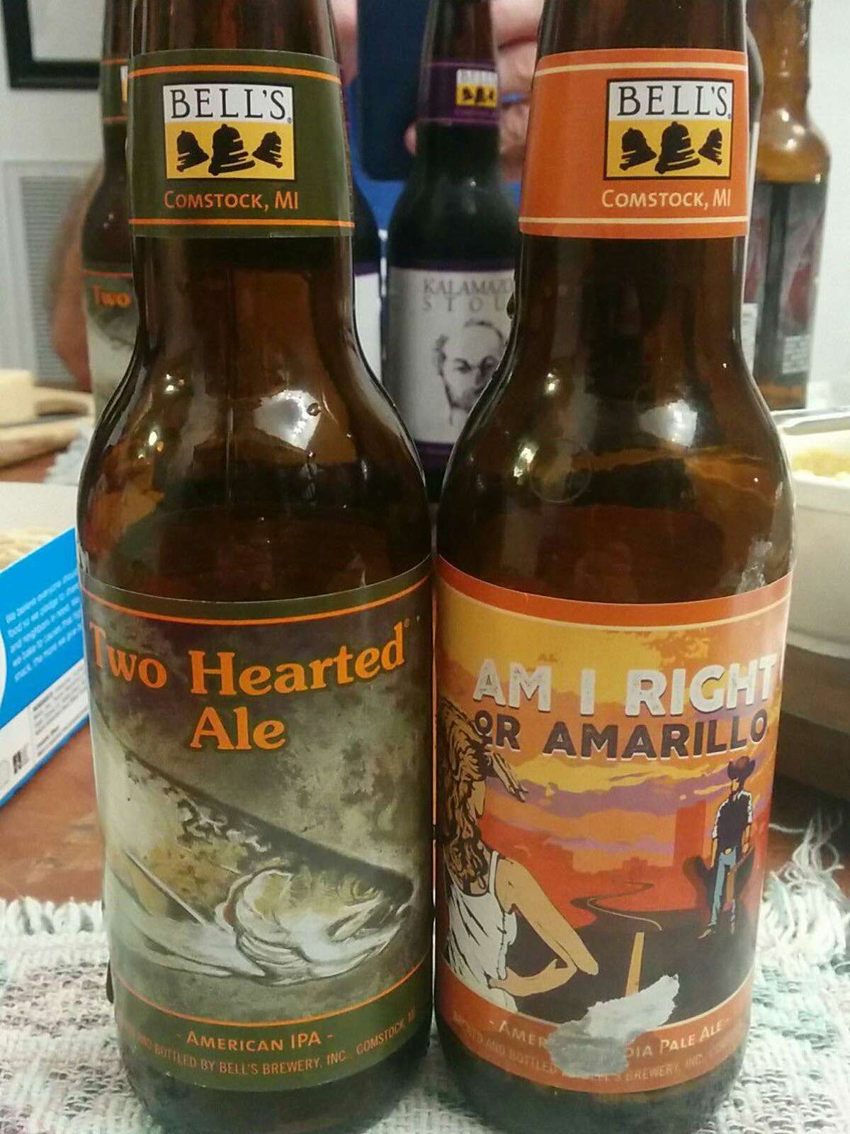 Bell's Brewery is debuting in the San Antonio area with two IPAs. The Two Hearted Ale is a classic American-style IPA, and the Am I Right or Amarillo is a special release made for its debut in the Texas market.