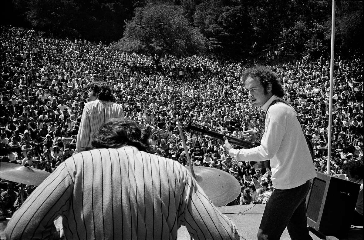 The Doors perform at the Magic Mountain Music Festival on Mt. Tam, 1967