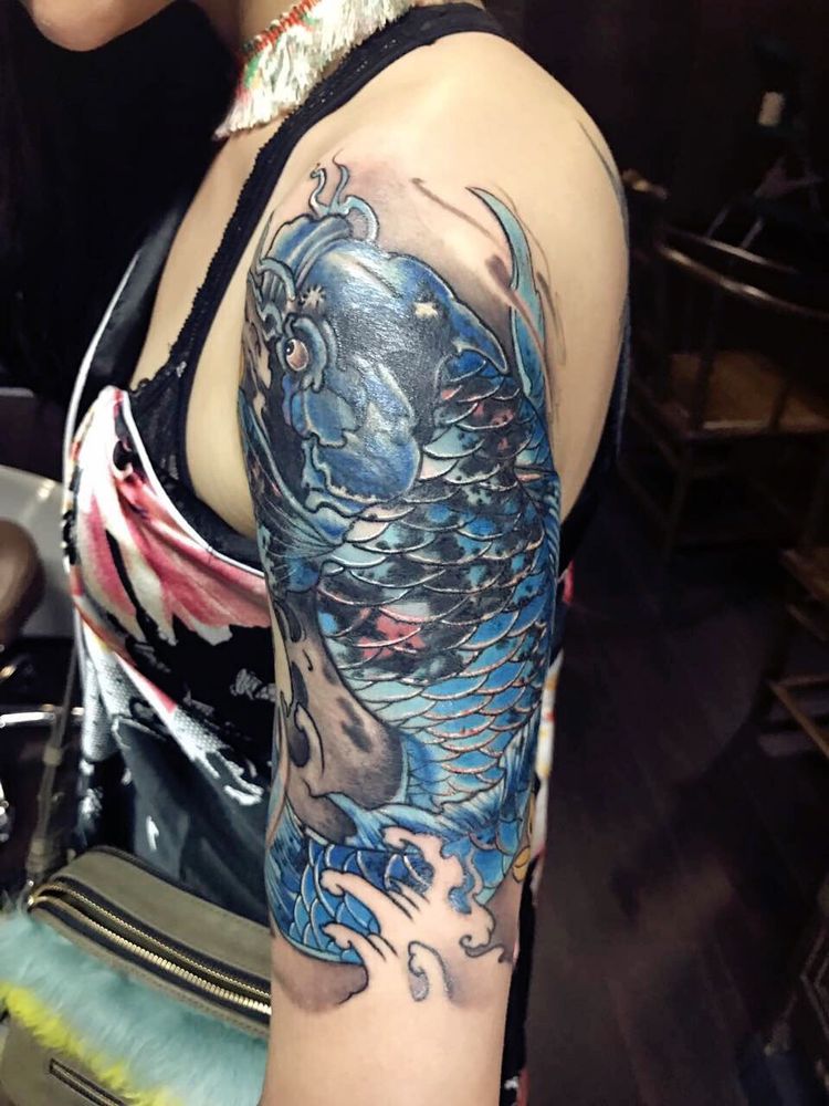 My completed space sleeve Done by Will Graves Red Dagger Tattoo Houston  Tx  rtattoos