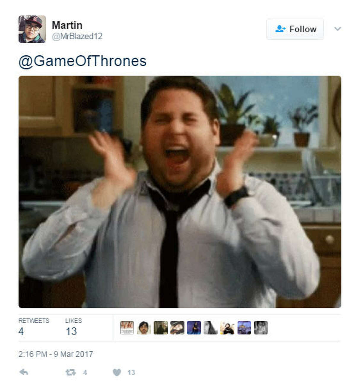 Game of Thrones fans shared their excitement on Twitter after HBO announced the long-awaited premiere date for Season 7 of the hit show. (Source: Twitter)