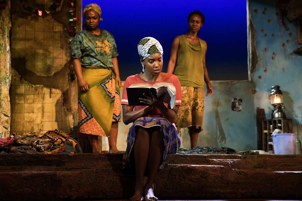 Stacey Sargeant, Ayesha Jordan and Joniece Abbott-Pratt �in "Eclipsed" at the Curran.