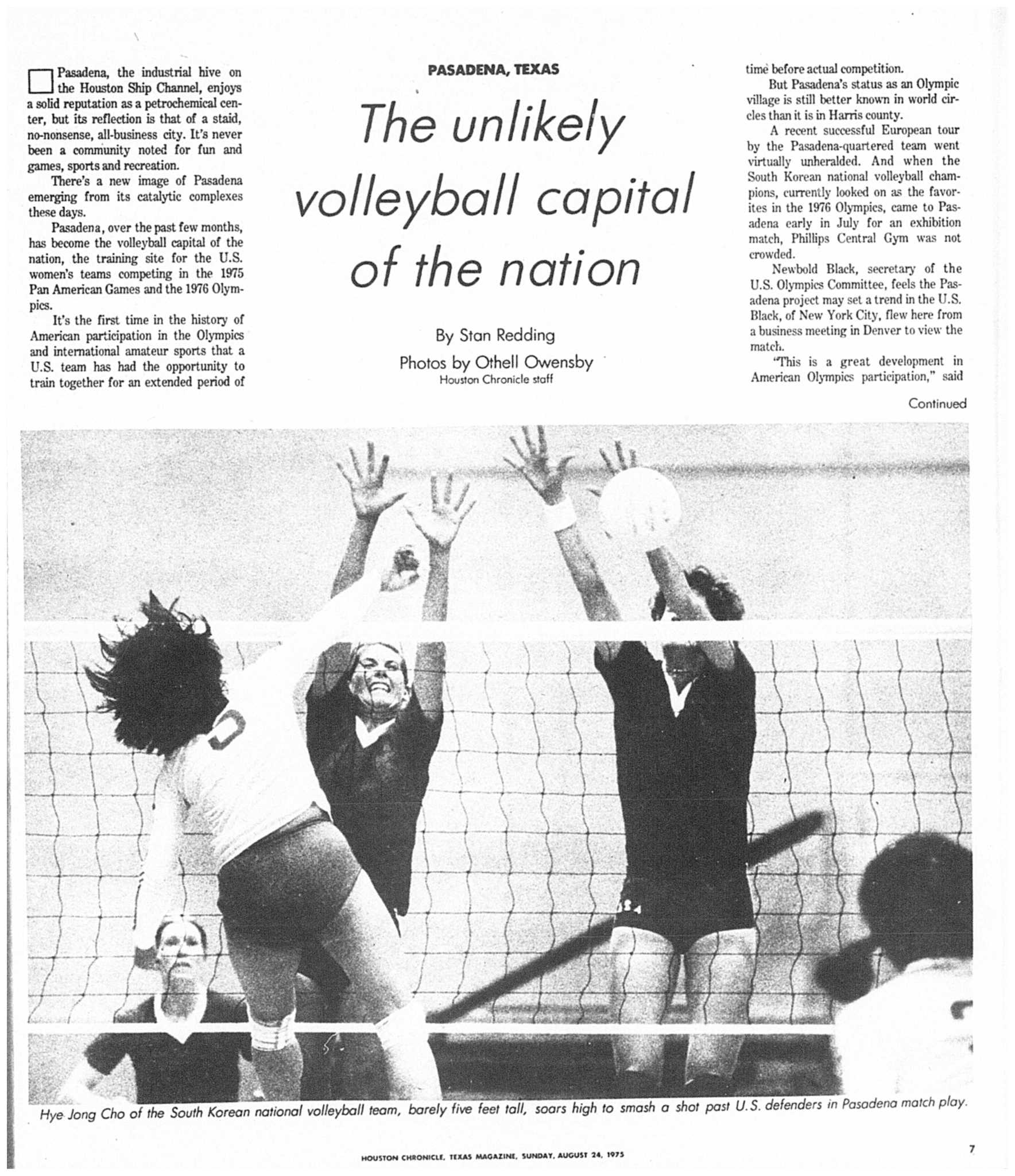 Houston ChronicleThe unlikely volleyball capital of the pic