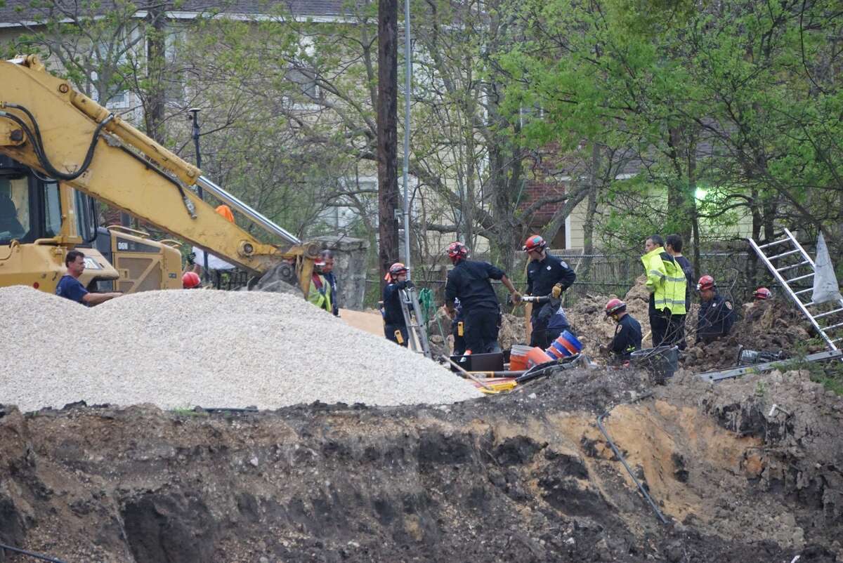 Attempts to save a man trapped in a trench in the 1500 block of Classic Drive were unsuccessful Thursday March 9, 2017.