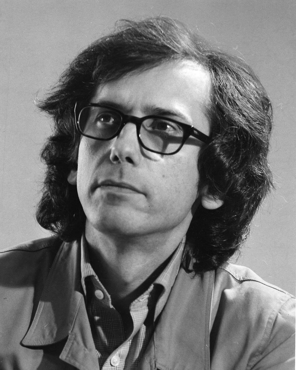 New York artist Christo Javacheff plans his next project: a 24 mile long running fence through from Petaluma to the Pacific Ocean April 27, 1975,