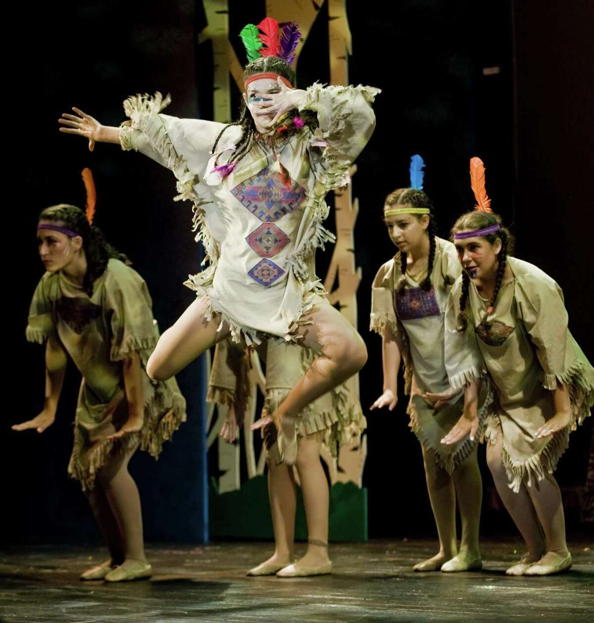 Skye Gillespie as Tiger Lily in Curtain Call’s play Peter Pan at the Sterling Farms Theater Complex in Stamford, Conn., in August 2016. Curtain Call raised more than $80,000 on the 2017 installment of Giving Day on Thursday, March 9, topping all southwestern Connecticut nonprofits which received $1.5 million in the aggregate from more than 13,700 donors.