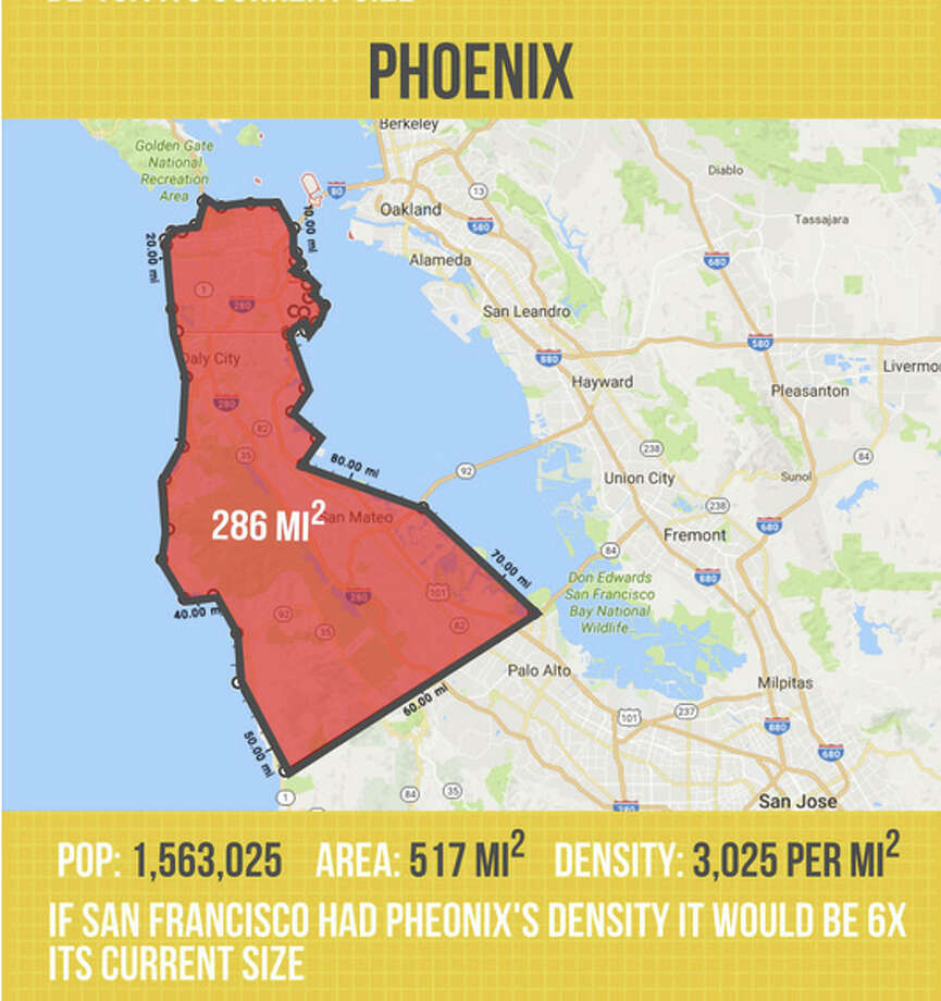 San Francisco's population density A visual comparison SFGate