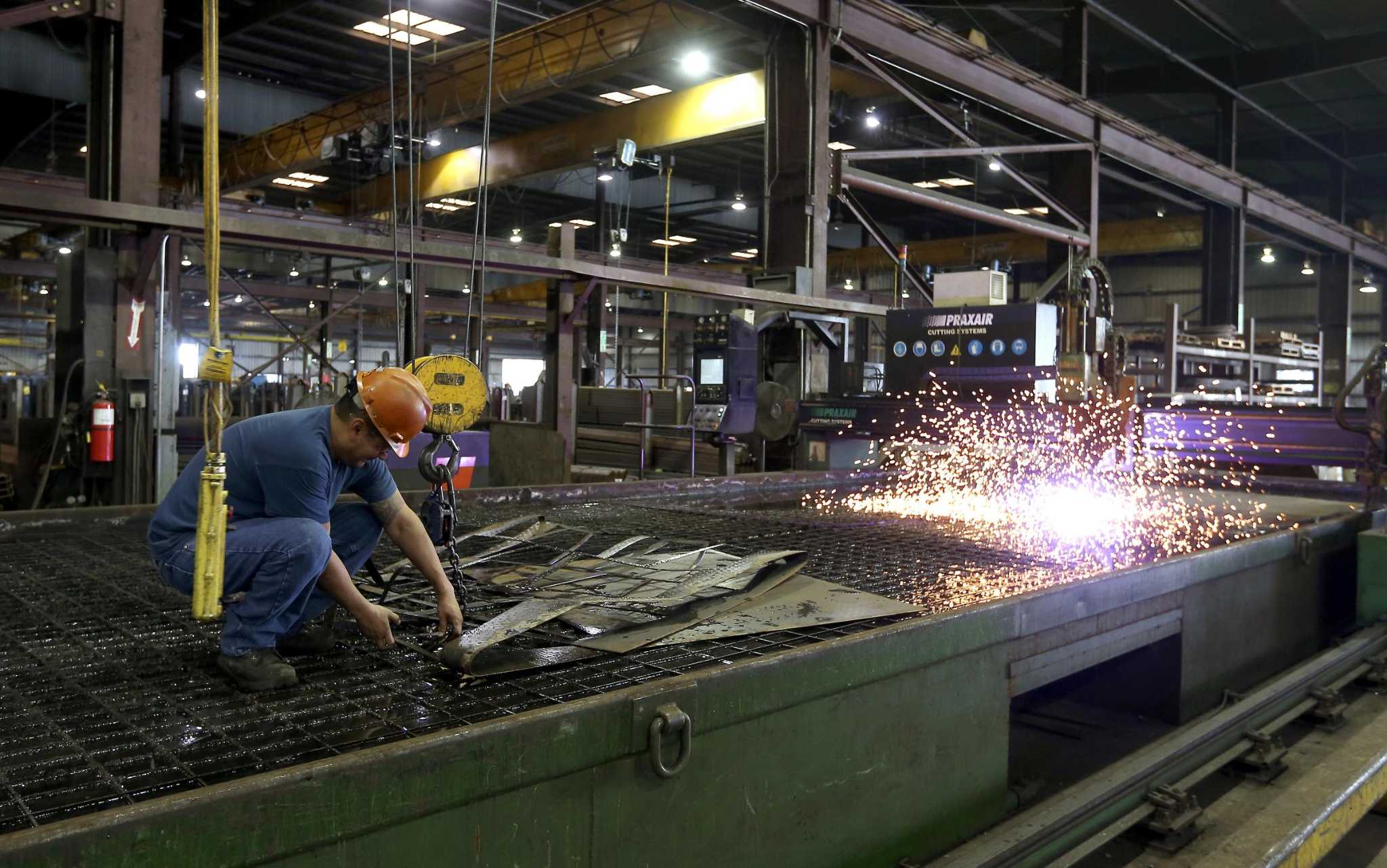 Texas manufacturing production, orders, hiring keep rising