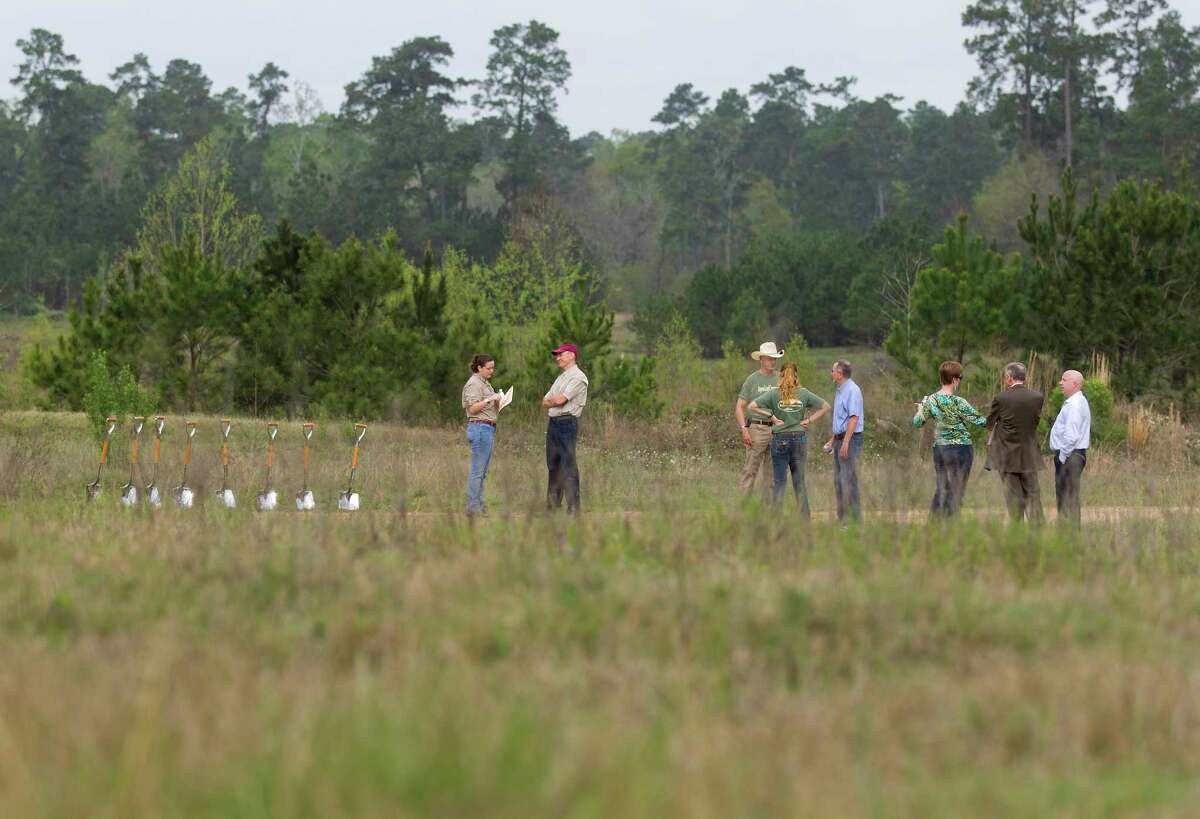 New George Mitchell Nature Preserve Trail Breaks Ground