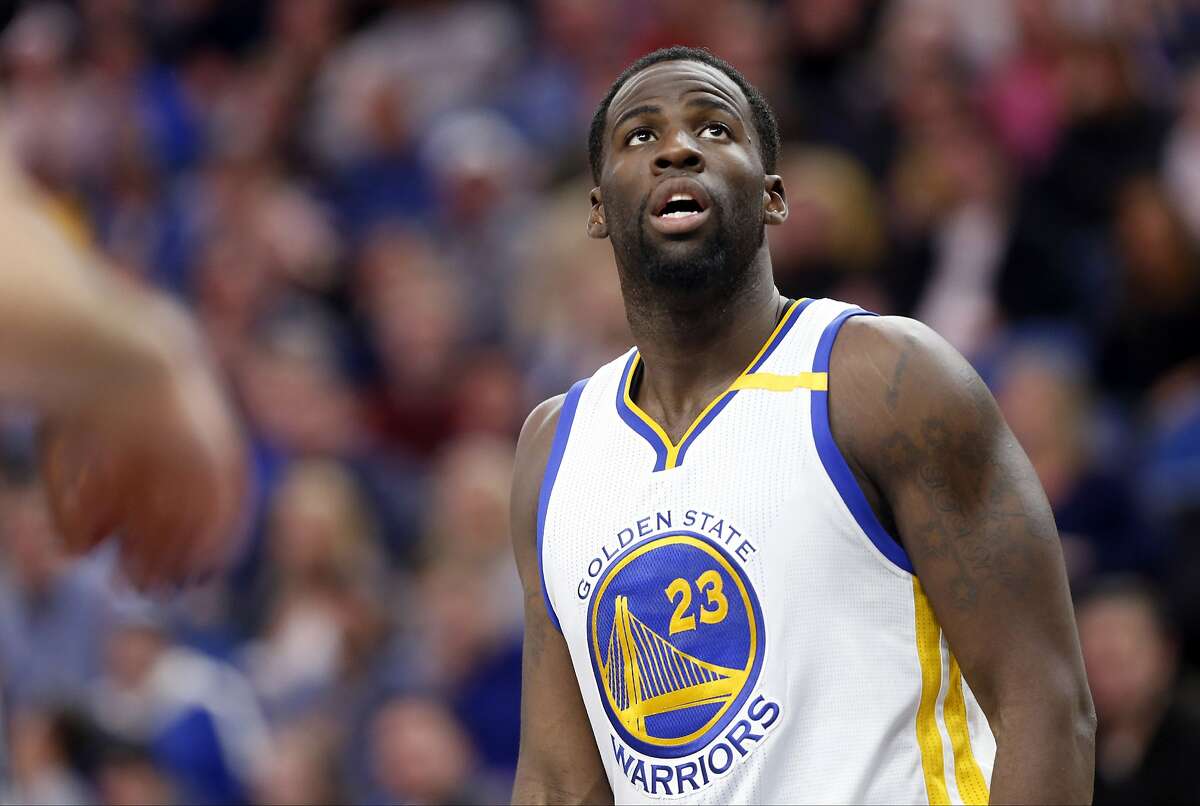 Golden State Warriors' Draymond Green plays against the Minnesota Timberwolves during the second half of an NBA basketball game Friday, March 10, 2017, in Minneapolis. (AP Photo/Jim Mone)