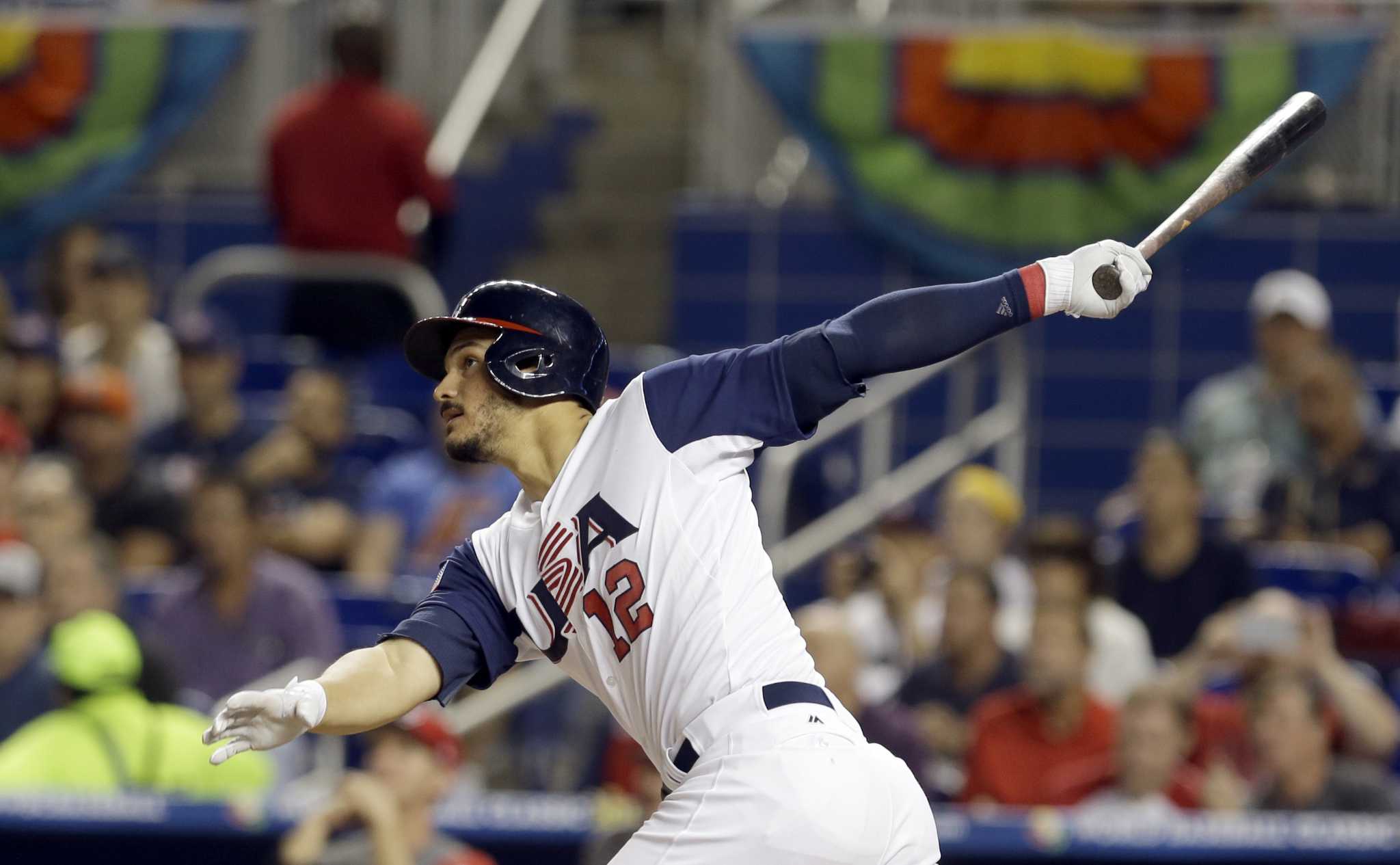 Nolan Arenado homers, U.S. team advances in WBC by crushing Canada