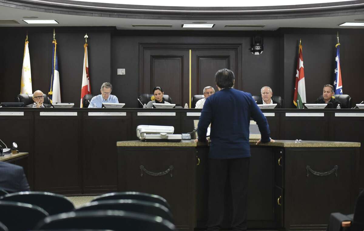 In this file photo, the City of Laredo Ethics Commission hears a complaint.