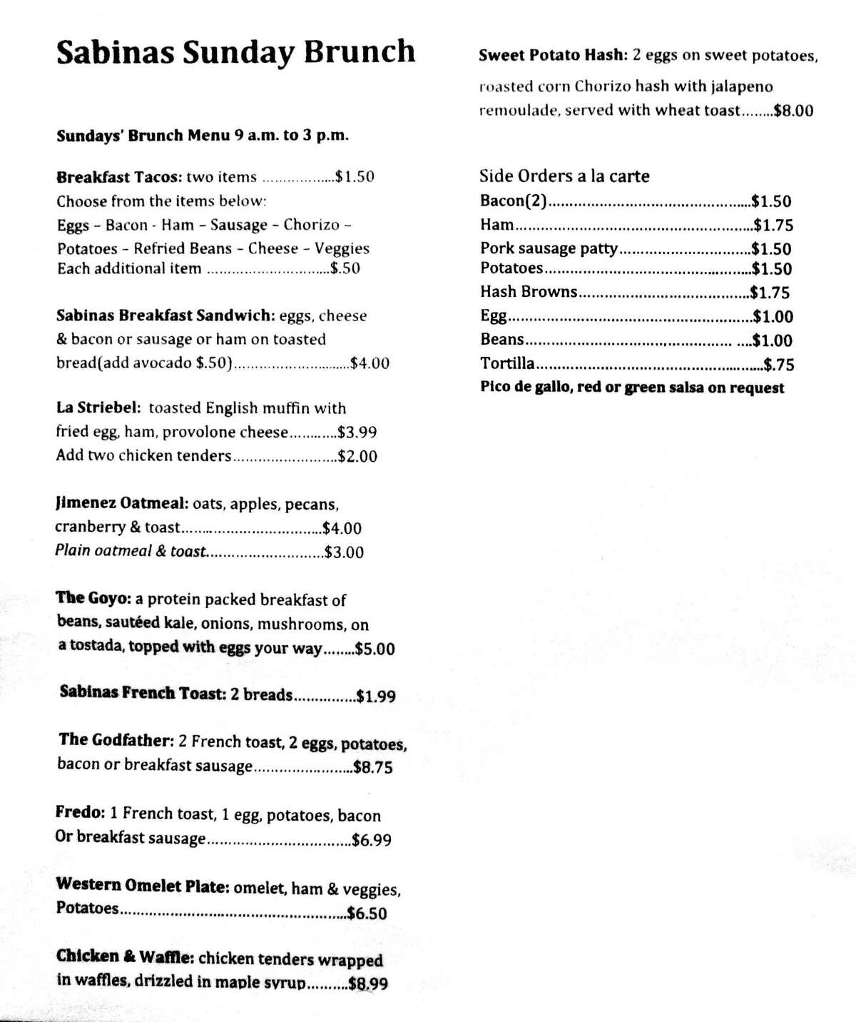 365 Days of Tacos Sabinas Coffee House