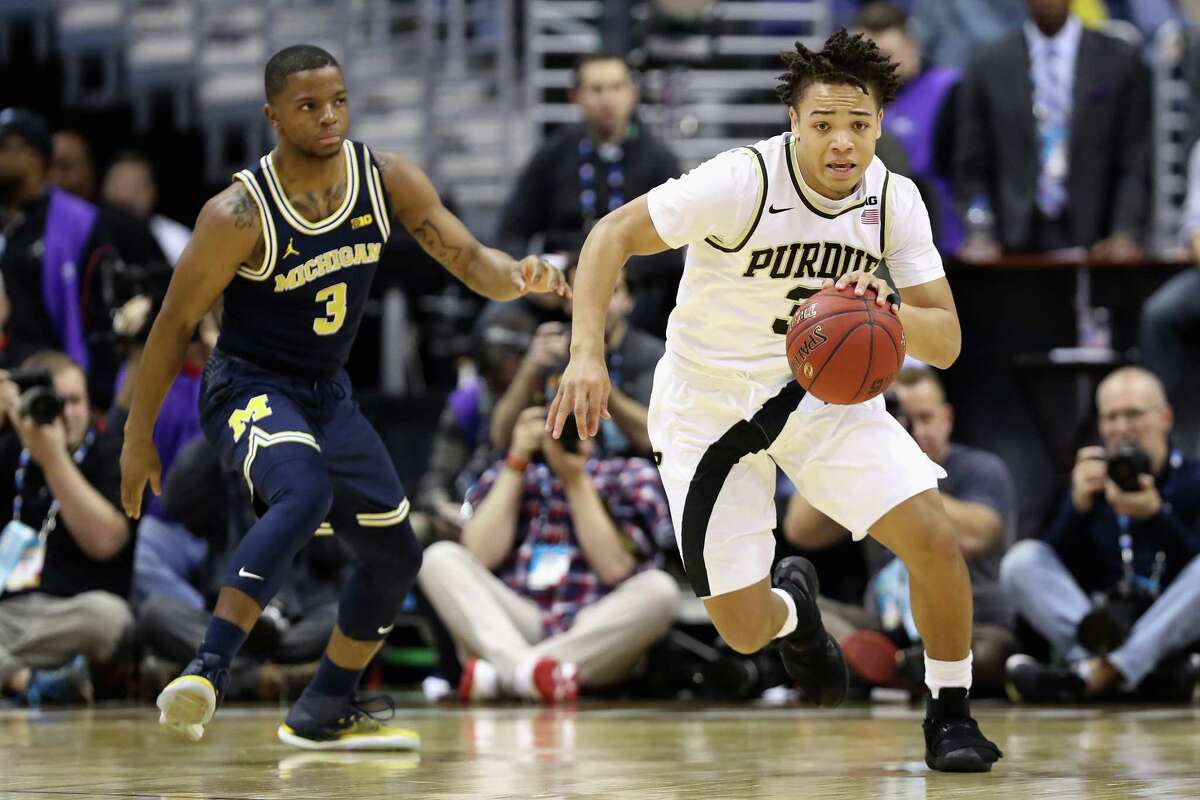 HOUSTON PLAYERS IN NCAA TOURNAMENT Carsen Edwards, Purdue Atascocita The freshman point guard is Purdue's fourth-leading scorer at 10.4 points per game. It looked like Edwards maybe was hitting the freshman wall as he slumped late in the season, but he bounced back with 18 points in Friday's Big Ten tournament loss to Michigan.