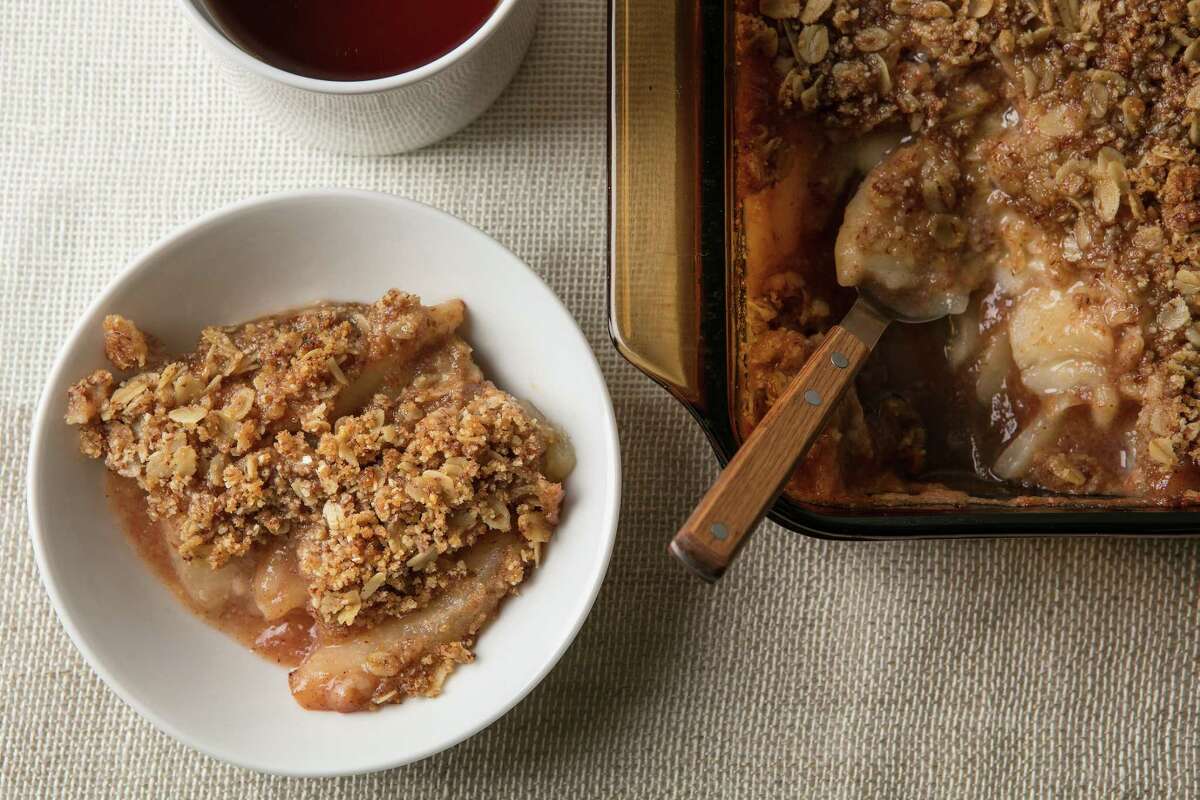 Pear Crumble has just the right level of sweetness.