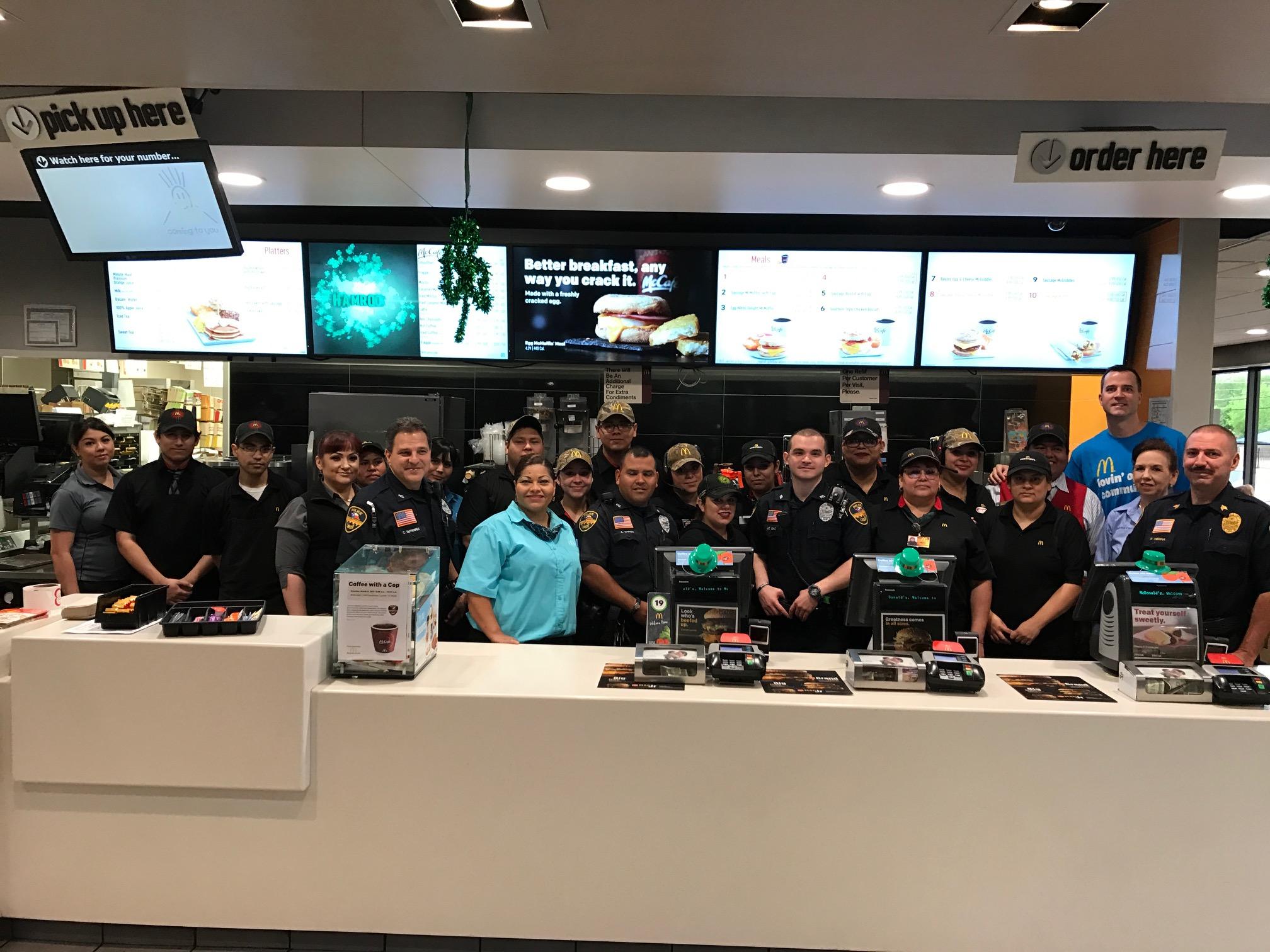 Laredo Police Host 'Having Coffee With A Cop' Event