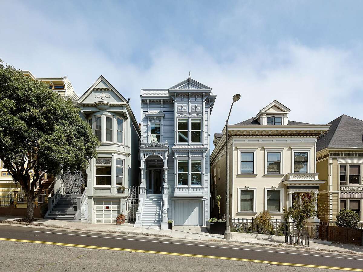 Reimagined Queen Anne Victorian overlooks Alamo Square