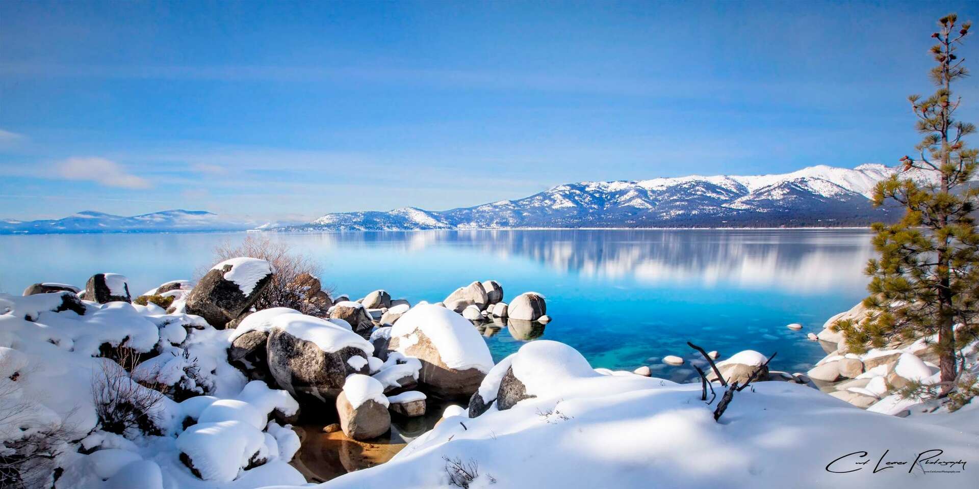 Has Lake Tahoe ever looked more beautiful than it does right now?