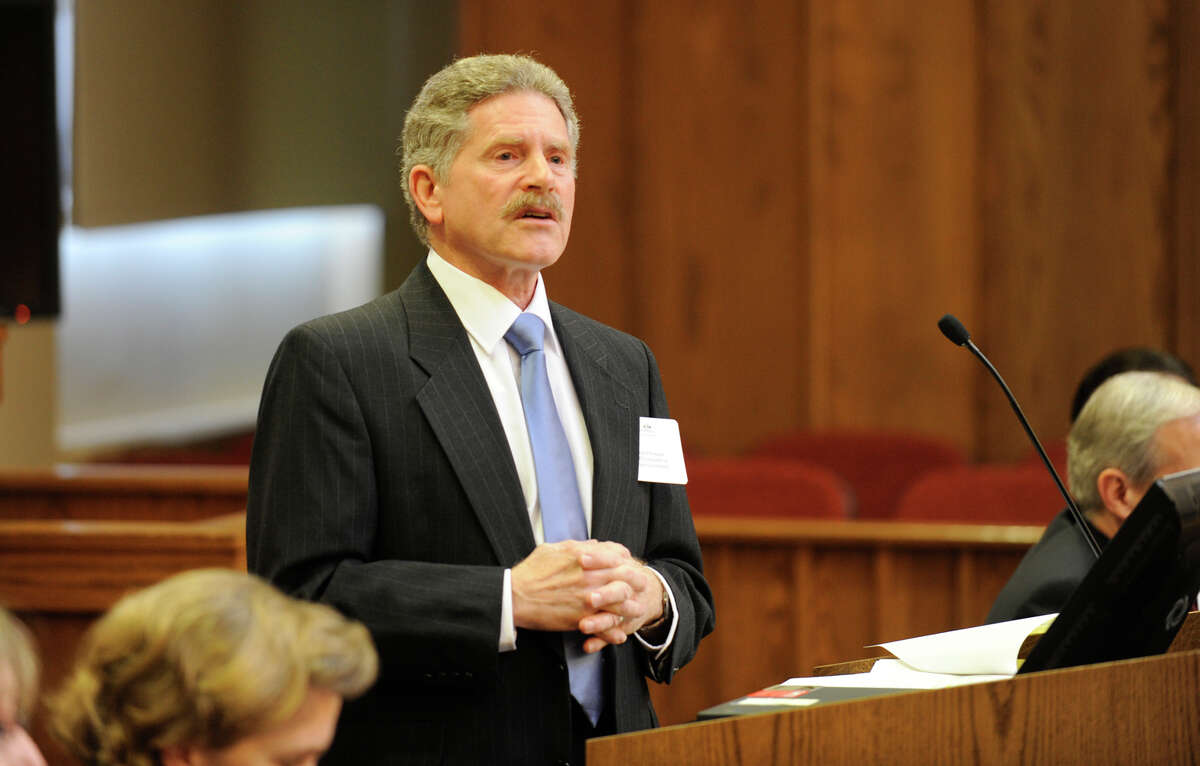 Robert Freeman.,Executive Director, Committee on Open Government speaks at the Albany Law School in Albany, New York December 4, 2009 at the "E-FOIL 2009: Issues of Access in Digital Age" conference. (Skip Dickstein / Times Union archive)