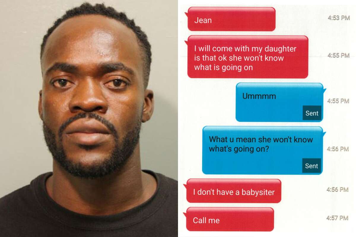 Jean Rolex Fleurine, 32, of North Miami, Fla., was sentenced to 90 days in the Harris County Jail on Wednesday after being convicted of prostitution. He exchanged these text messages with an officer posing as a prostitute before he brought his 6-year-old daughter with him to the hotel rendezvous. Keep clicking to see a gallery of 178 men arrested in a prostitution sting before Super Bowl 51 in Houston, February 2017.