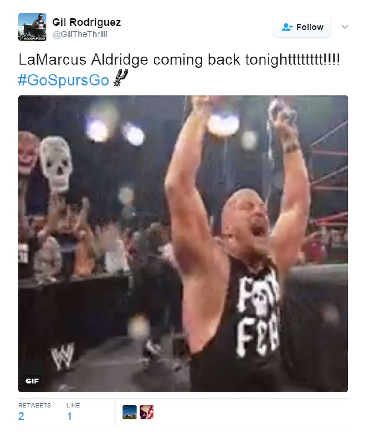 Social media reacts to LaMarcus Aldridge's return.