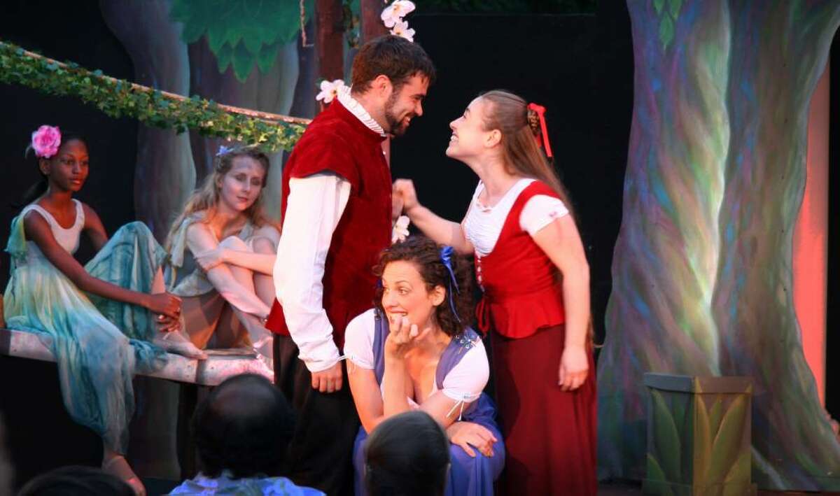 Members of the cast of Connecticut Free Shakespeare's 'A Midsummer Night's Dream' perform last year at the pavilion at Bridgeport's Beardsley Zoo. This year, the group will stage 'Twelfth Night' there, beginning July 16.