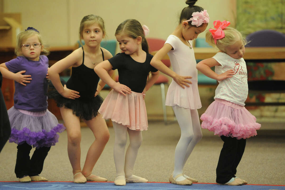 Midland Festival Ballet's spring break Cinderella Ballet Camp for kids ages four through six, photographed March 15, 2017, at Midland County Public Library downtown branch. James Durbin/Reporter-Telegram