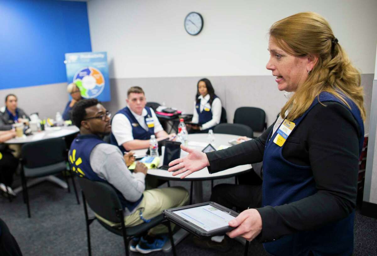 Marsha Martin leads a class at the Wal-Mart Academy on Wednesday, Feb. 15, 2017, in The Woodlands. ( Brett Coomer / Houston Chronicle )