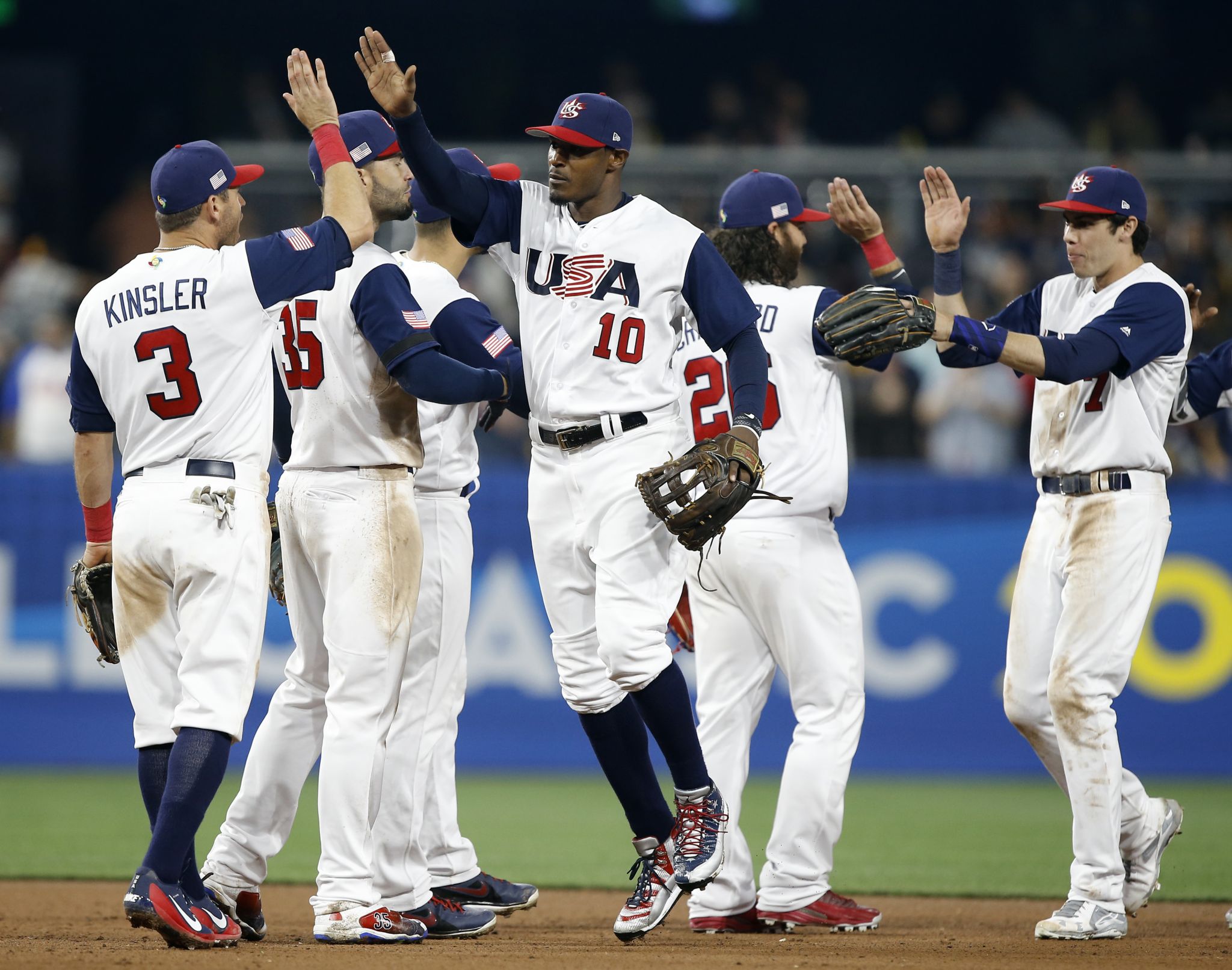 U.S. Defeats Venezuela on Homers by Adam Jones and Eric Hosmer