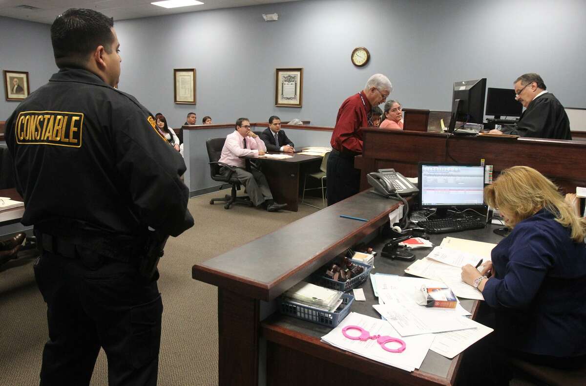 A truancy hearing gets underway in 2012 at the Bexar County Precinct 2 Court. Following Bexar County’s example, the state decriminalized truancy two years ago. Now a $1.2 million grant to the city will allow the hiring of an additional 20 caseworkers to work directly with area school districts to keep students in class.