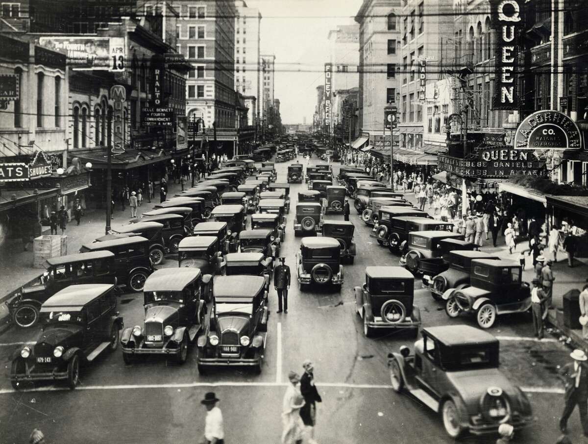 PHOTOS: Rarely-seen photos from Houston will dazzle history buffs  We recently uncovered a hefty cache of images from Houston's history (such as this view of Texas at Main Street) that many people have never seen. Ranging from the tragic, to the mundane, to the triumphant, readers will love seeing the city they love evolve over the decades.    Click through to see images of Houston you have probably never laid eyes on... 