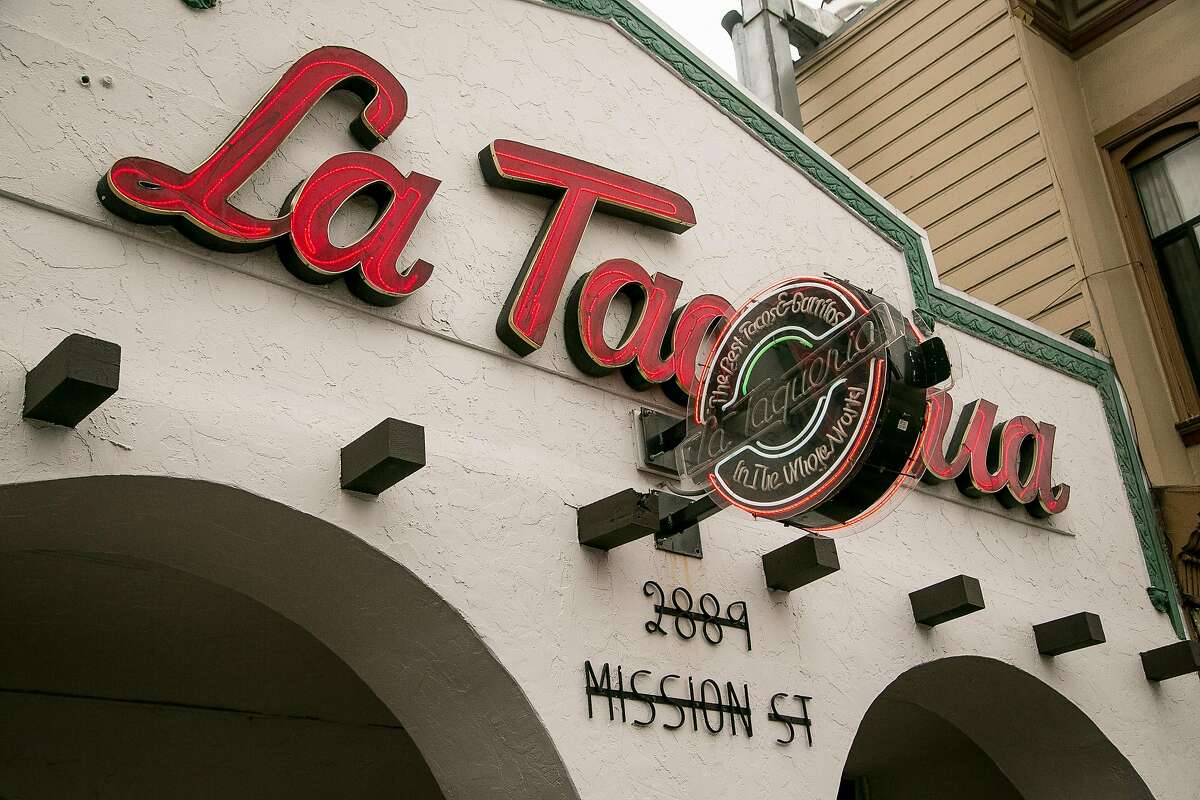 The exterior of La Taqueria in San Francisco, Calif., is seen on March 15th, 2017.