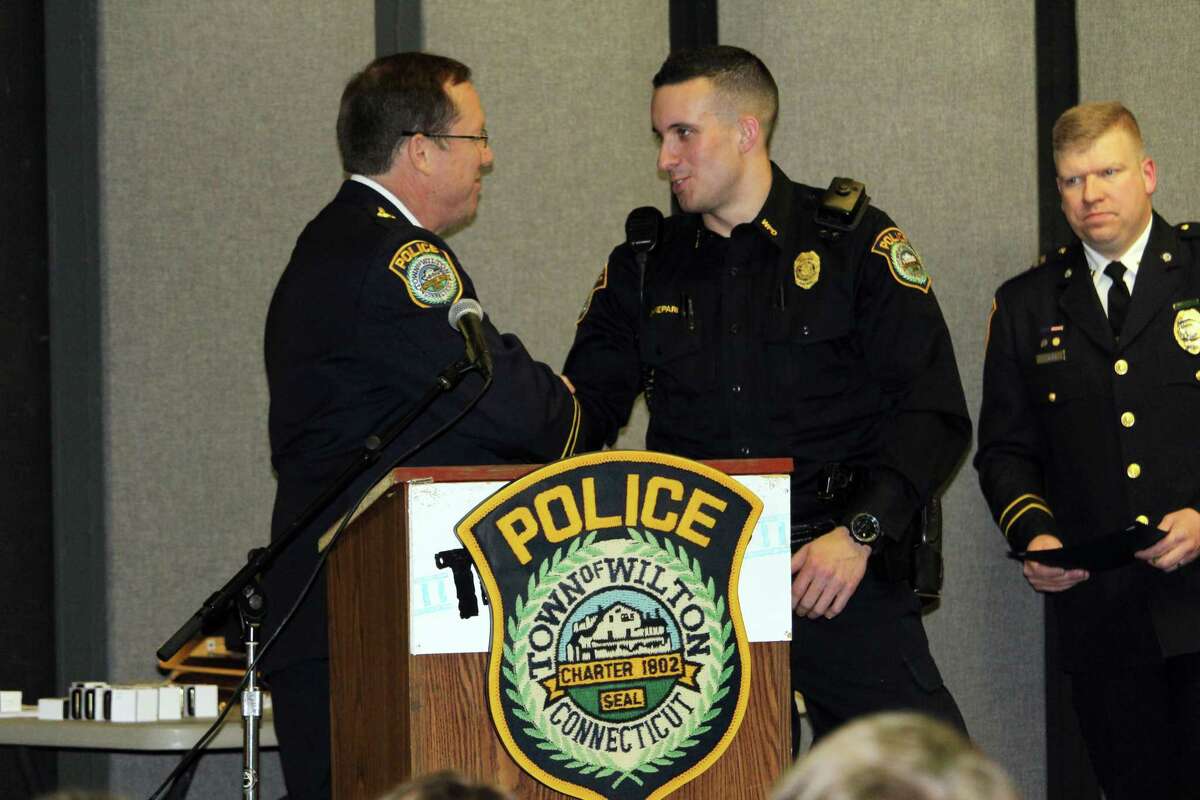 Wilton police officers honored at annual awards ceremony