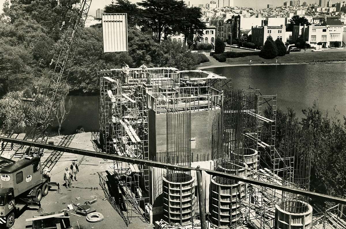 San Francisco Palace of Fine Arts museum being restored. November 4, 1966