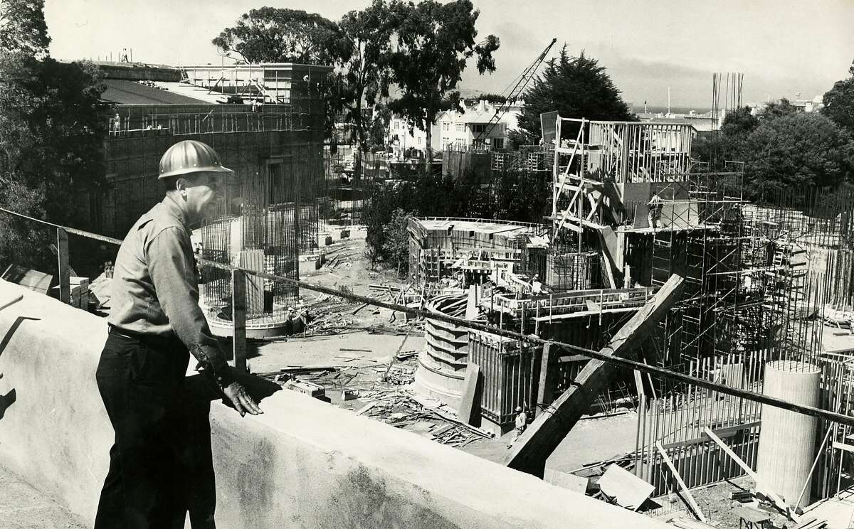 Dave Lewis, project director for Morris-Knudsen, for the reconstruction of the San Francisco Palace of Fine Arts. August 3, 1965