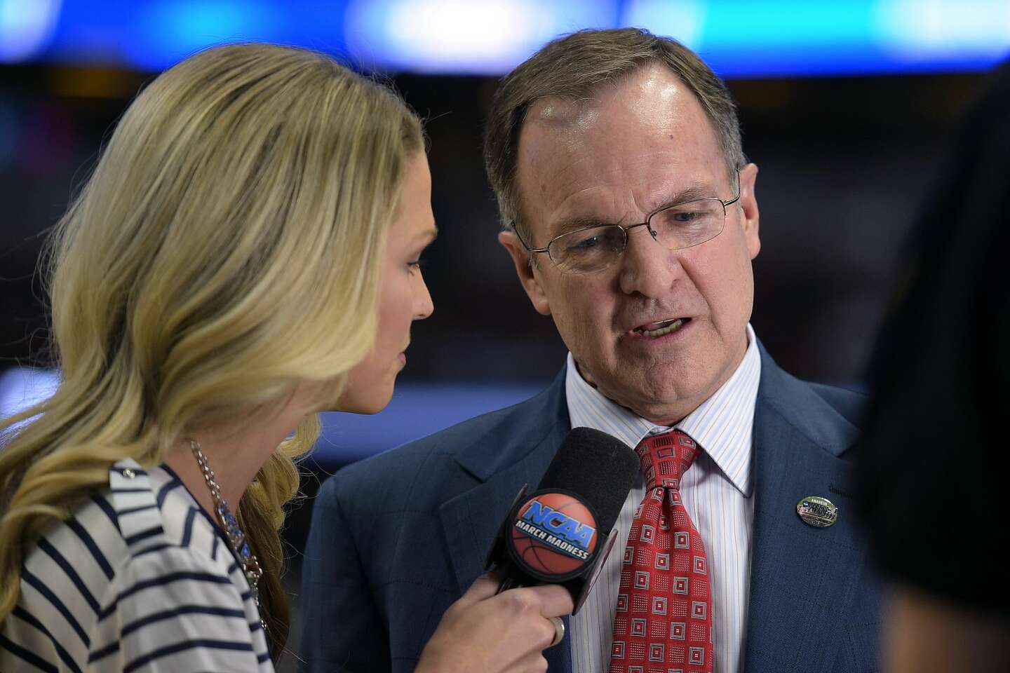 CBS' Jim Spanarkel on Allie LaForce: I don't argue 'with pretty women'