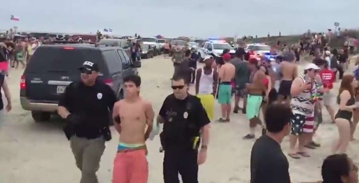 Viral Video Shows Spring Break Chaos At Port Aransas