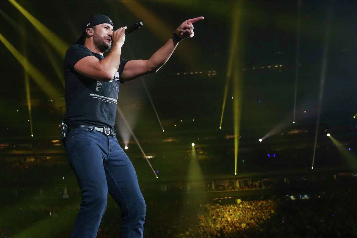 Luke Bryan performs at the Houston Livestock Show and Rodeo Thursday, March 16, 2017 in Houston.