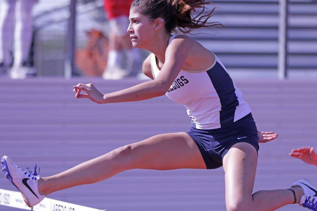 Brianna Longoria will compete in the hurdles Friday as the Alexander girls’ track and field team travels to compete in the Smithson Valley Spring Break Invitational.