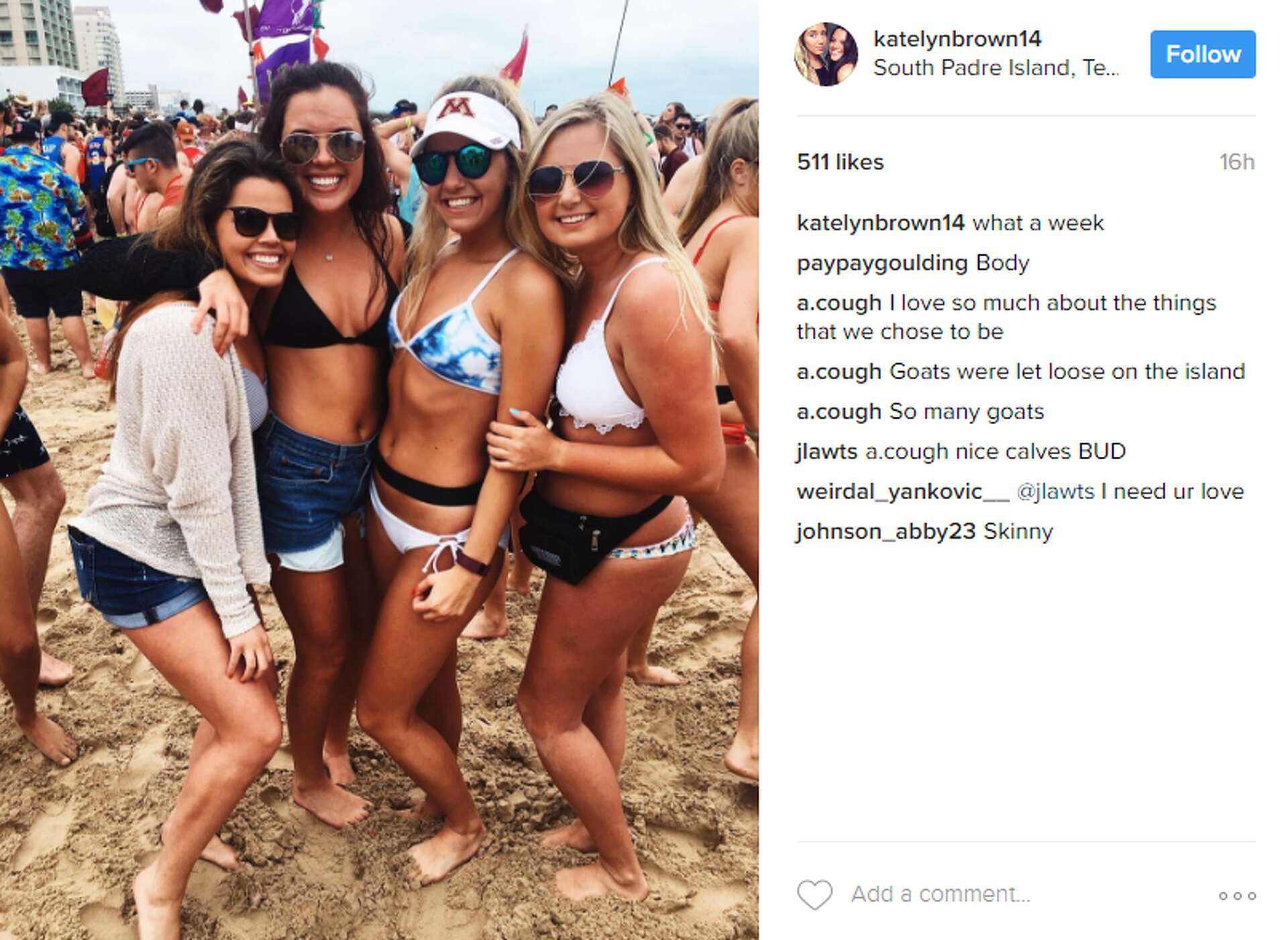 Study: South Padre Island ranks 2nd in the nation for spring break alcohol,  drug Instagram posts