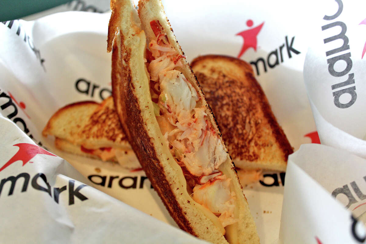 Lobster Melt Fenway Park (Boston Red Sox) Fresh, steamed Yankee Lobster Co. lobster with melted Muenster cheese and sliced tomato.