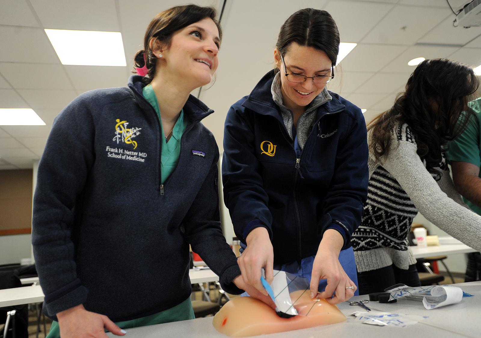 Quinnipiac medical school graduates arrive