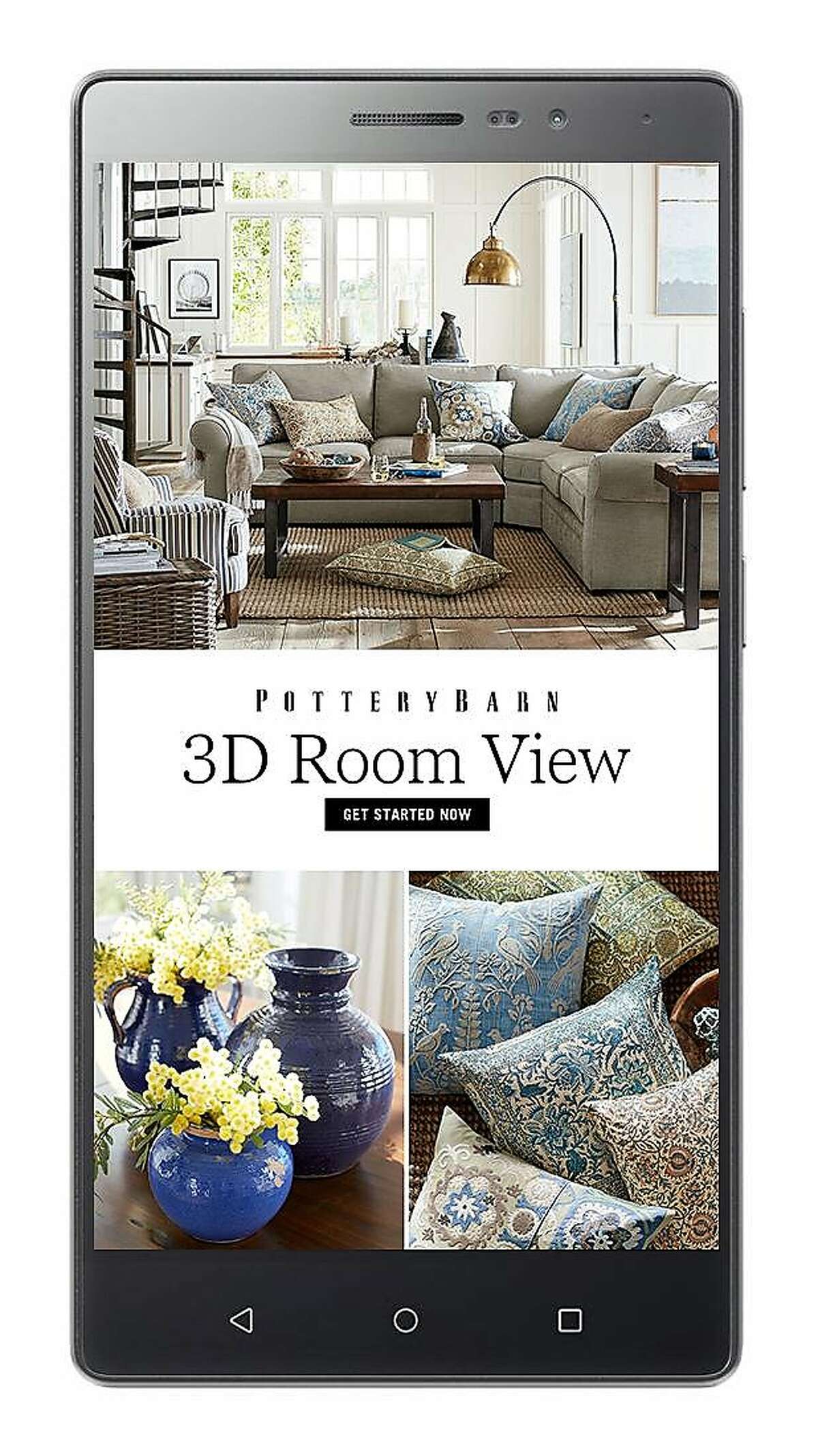 360 Room View of Pottery Barn's online catalog.