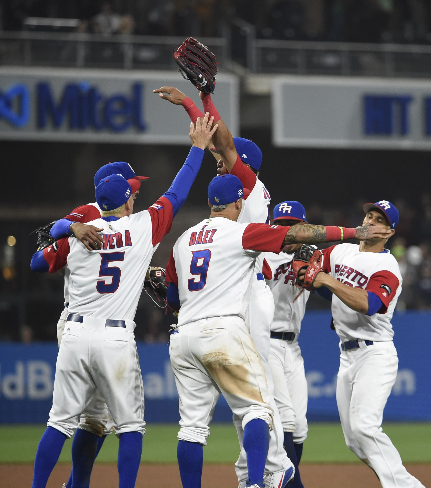 2017 World Baseball Classic: Rosario #17 Puerto Rico Home Jersey