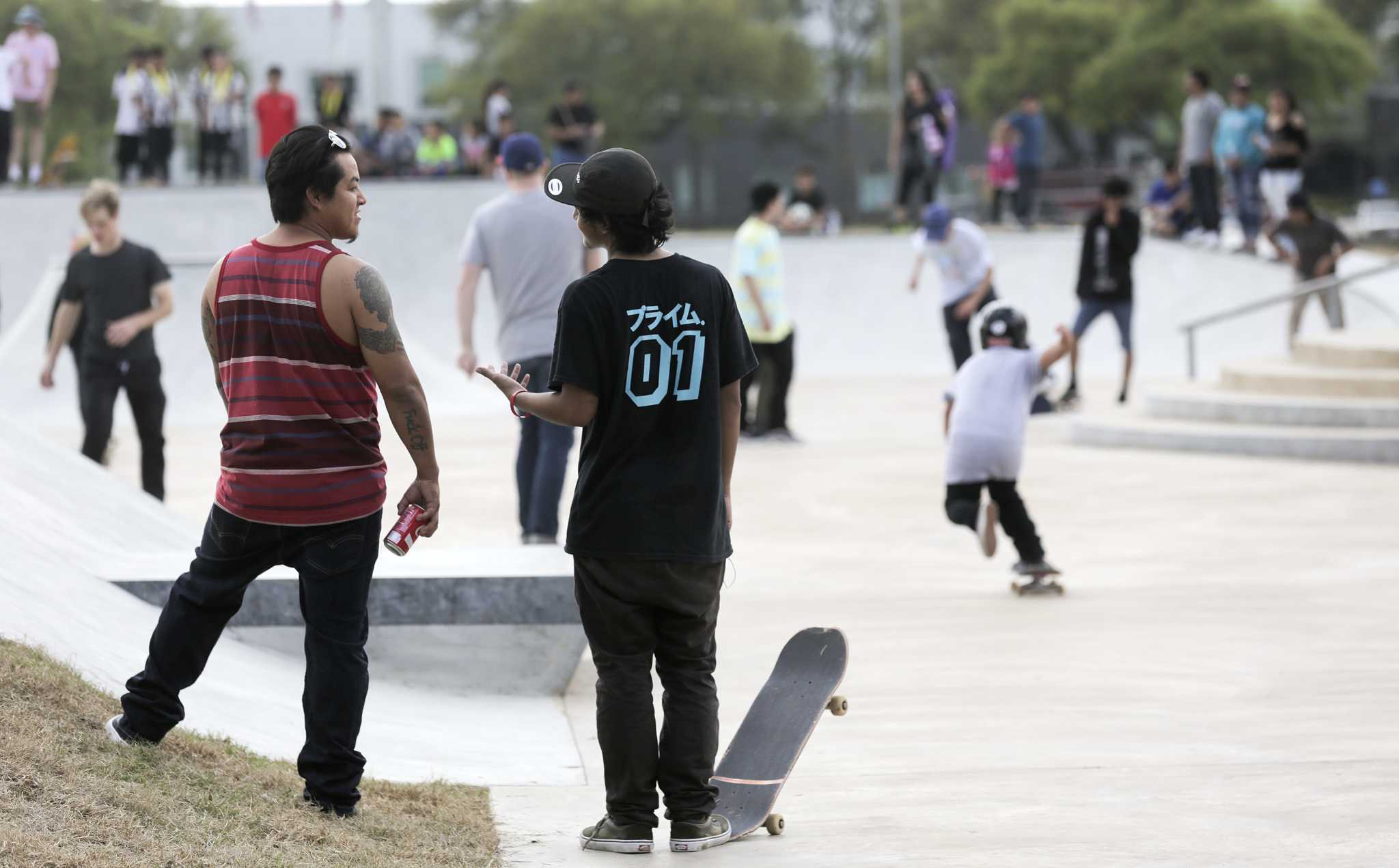 Houston youth excited about the new skatepark at Burnett-Bayland Park 