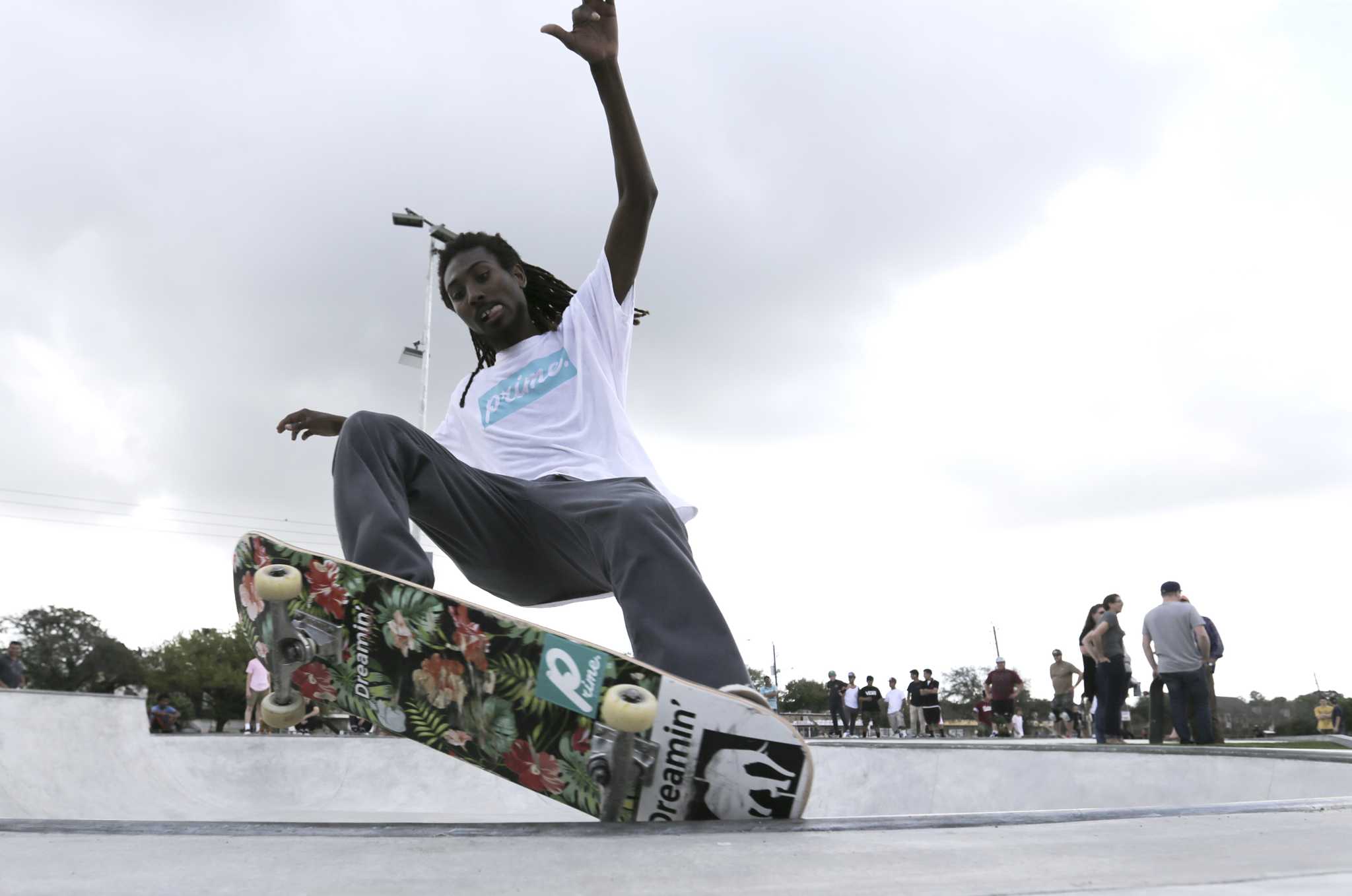 Houston youth excited about the new skatepark at Burnett-Bayland Park 