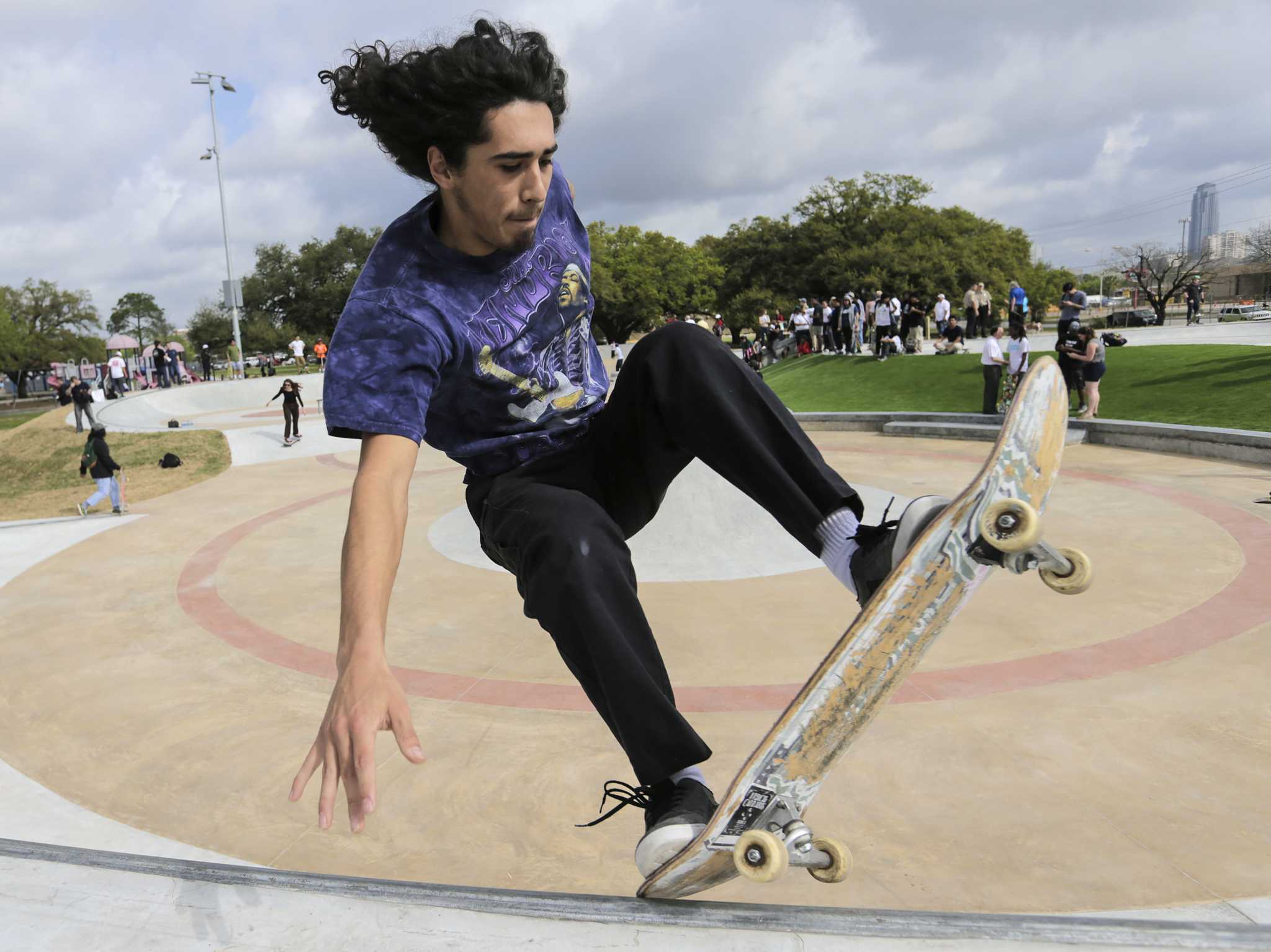 Houston youth excited about the new skatepark at Burnett-Bayland Park 