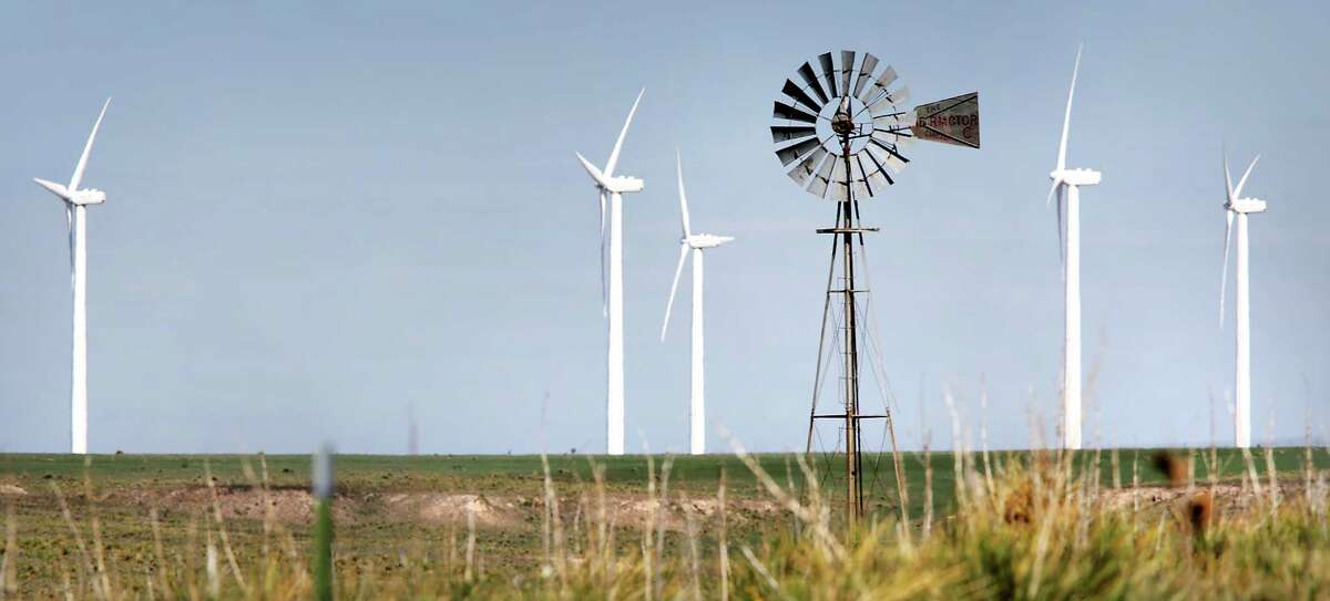 New wind turbines near Amarillo produce electricity, helping Texas lead the nation in wind energy production. Chapter 313 has helped spur the rapid development of wind energy capacity in Texas, and most wind projects in the state receive the abatement, the Chronicle's Lydia DePillis reported recently. The Texas Legislature is considering bills that would eliminate the abatement program, spurring debates over the tax break's effectiveness as an economic development tool.