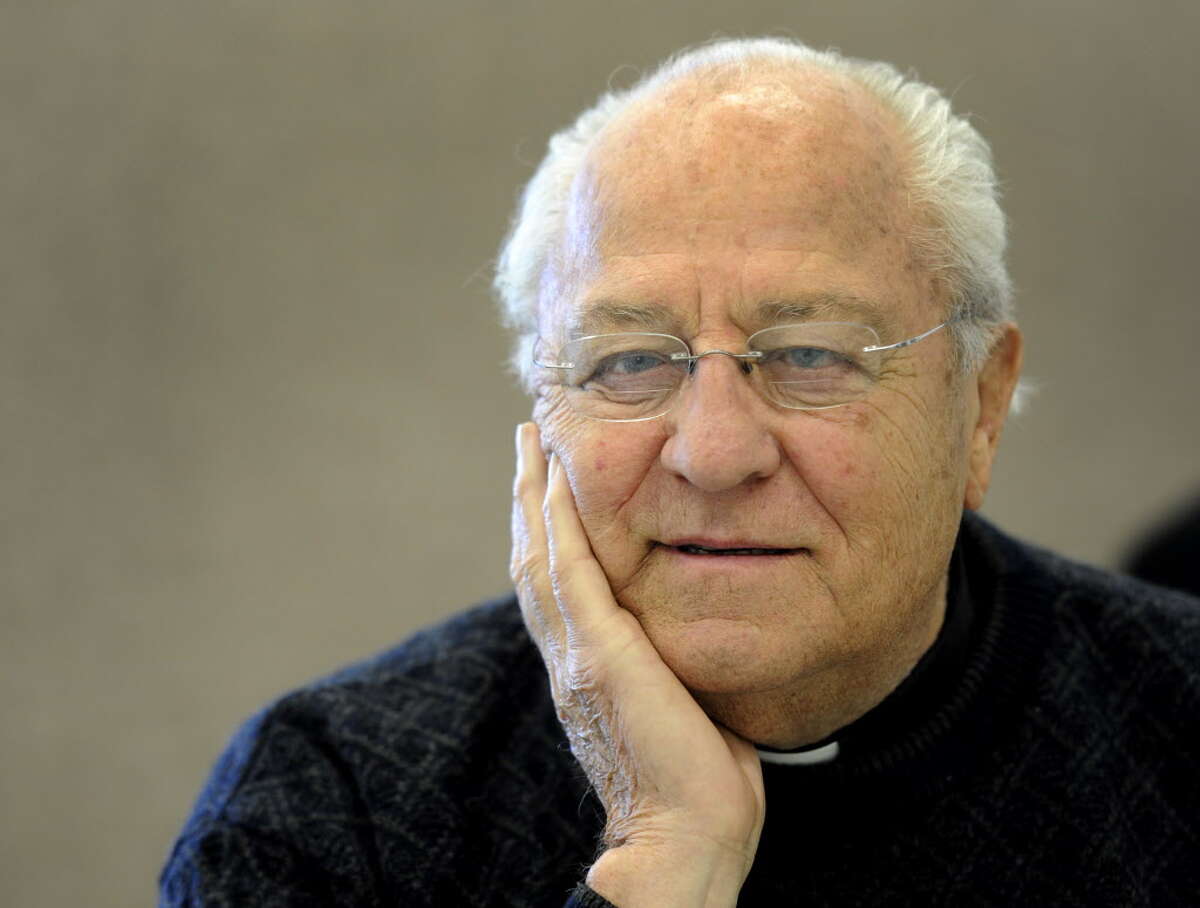 Father Peter Young is photographed in 2012. Supporters of Young, who created a sprawling program to help people recover from drug and alcohol addiction, are backing efforts to convince the Catholic church to canonize him.  (Skip Dickstein/Times Union)