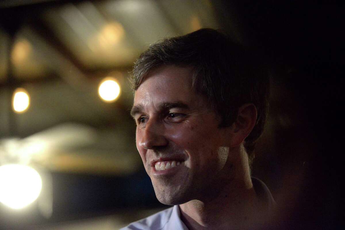 U.S. Rep. Beto O'Rourke (D-El Paso) meets with people at Tycoon Flats in San Antonio on Saturday, March 11, 2017. O'Rourke is a Democrat who might run against Republican Ted Cruz in the next senate race.