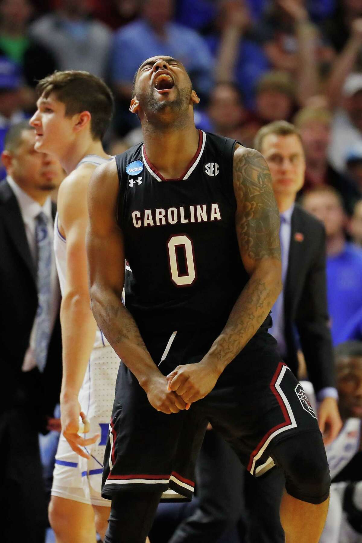 Sindarius Thornwell scored a game-high 24 points for South Carolina, which until this year hadn't won an NCAA Tournament game since 1973.